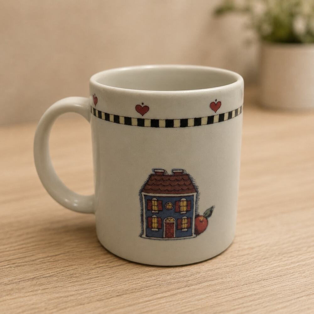 Vintage 1990s Windy Hill Rooster Weathervane Country Mug - Susan A Winget - Picture 2 of 8